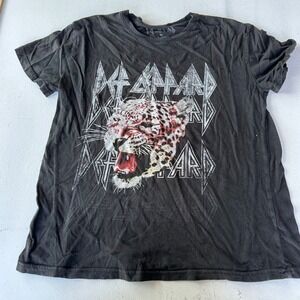 Goodie Two Sleeves Def Leppard Women's Short Sleeve T Shirt Size XL